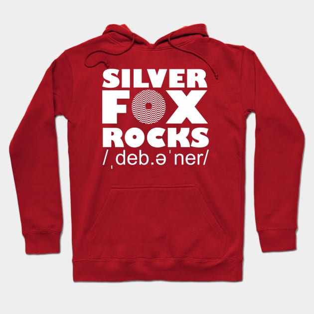 Silver Fox Rocks Hoodie by IconsPopArt